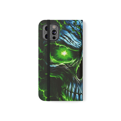 NecroVolt™ Flip Wallet Case for iPhone