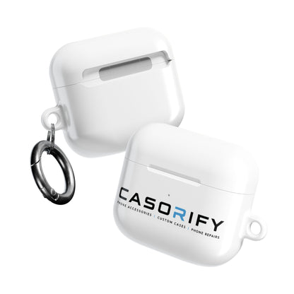 Coque de protection Casorify® Premium pour AirPods avec mousqueton