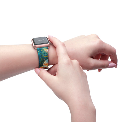 Koi Serenity™ Premium Faux Leather Apple Watch Band