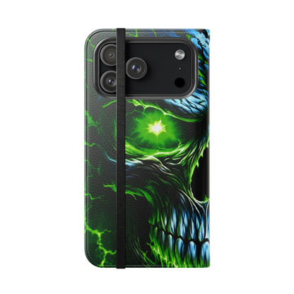 NecroVolt™ Flip Wallet Case for iPhone