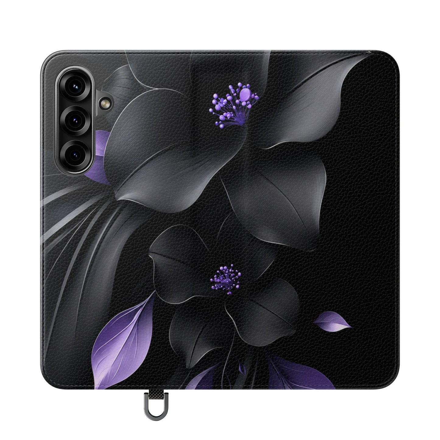 Midnight Lavender™ Flip Case for Samsung Galaxy | Premium Vegan Leather Wallet Case