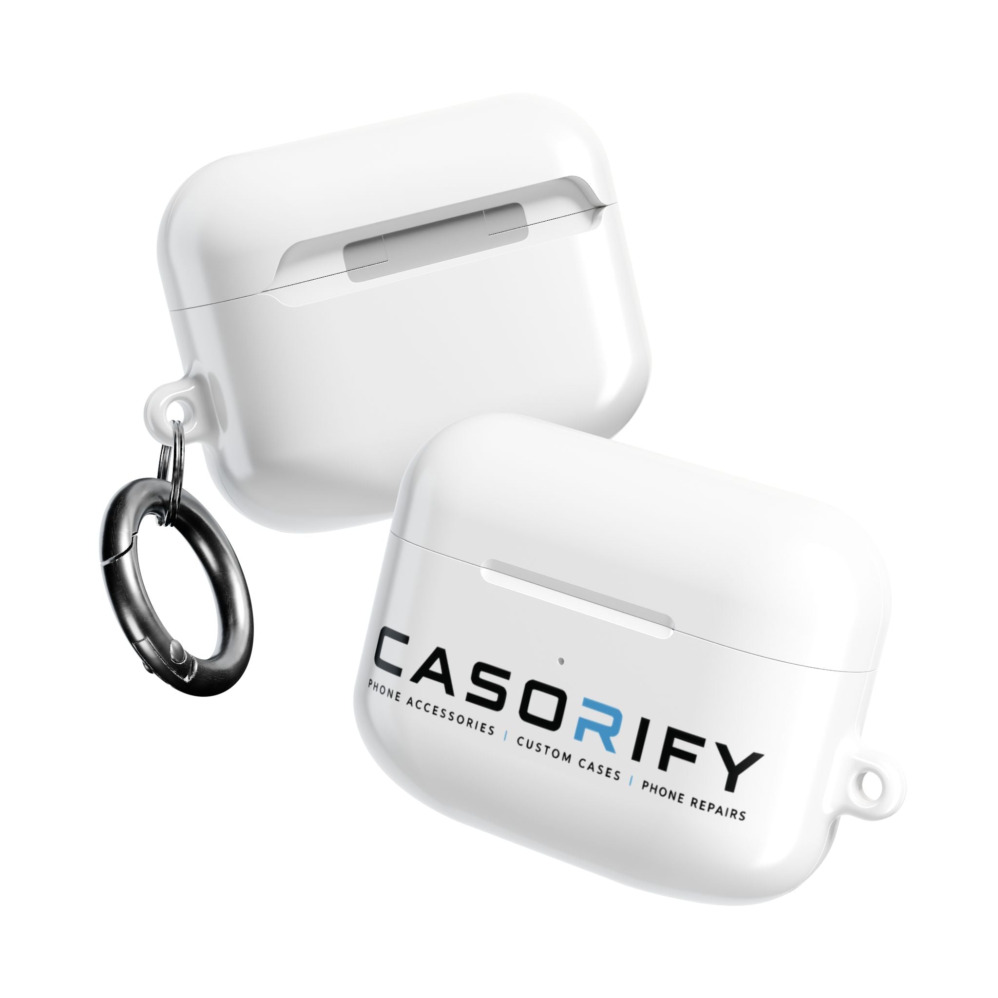 Casorify® Premium AirPods Protective Case with Carabiner