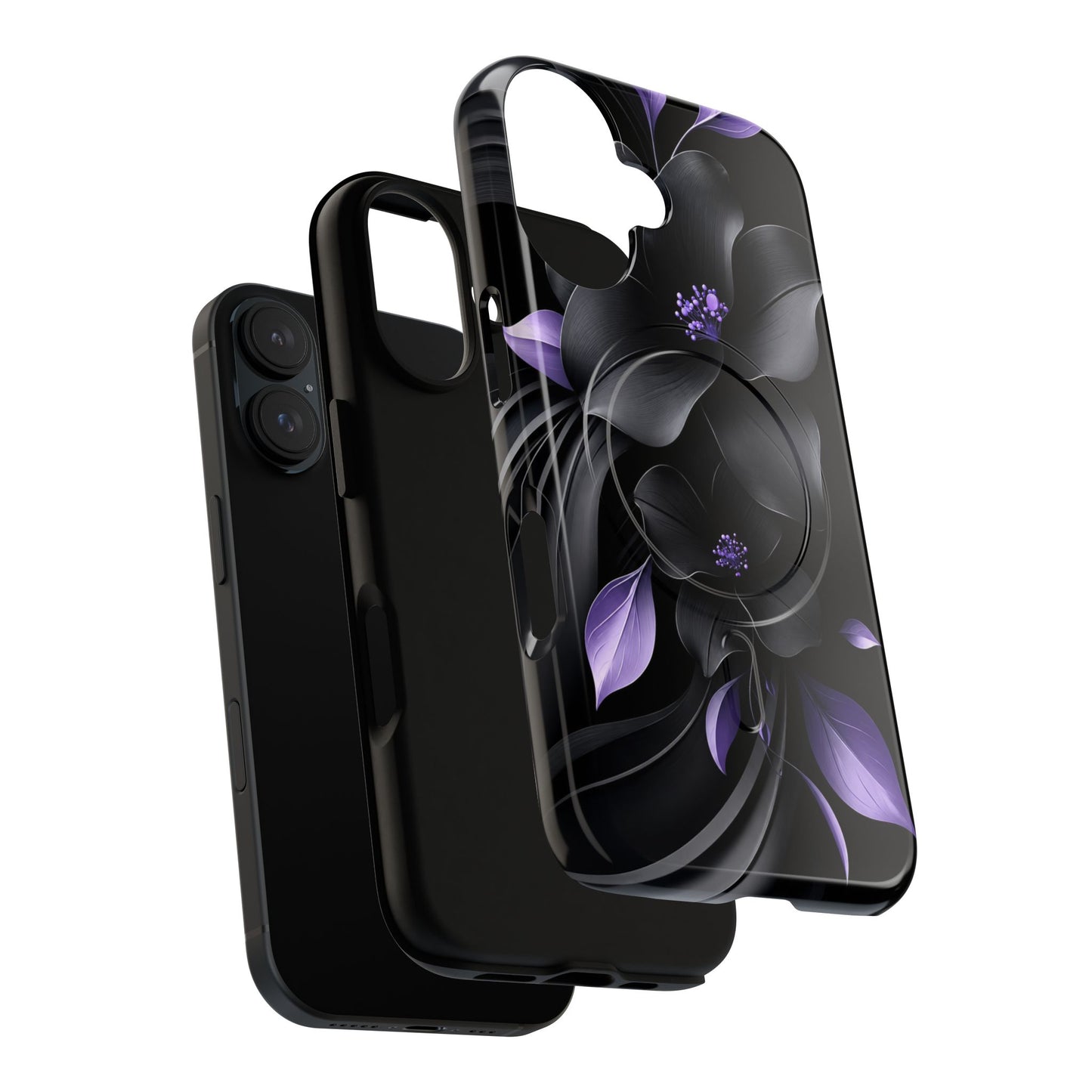 Midnight Lavender™ Tough Magnetic Case for iPhone | MagSafe Compatible Protective Case