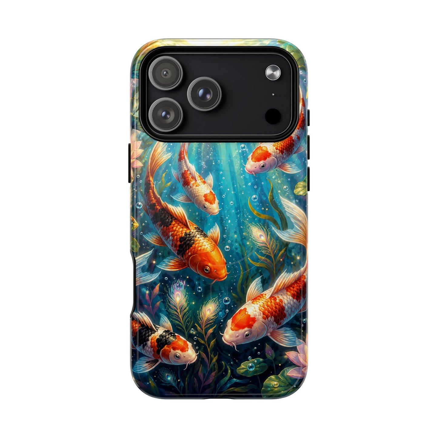 Koi Serenity™ Tough Magnetic Case for iPhone (MagSafe Compatible)