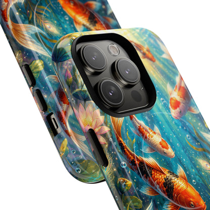 Koi Serenity™ Tough Magnetic Case for iPhone (MagSafe Compatible)