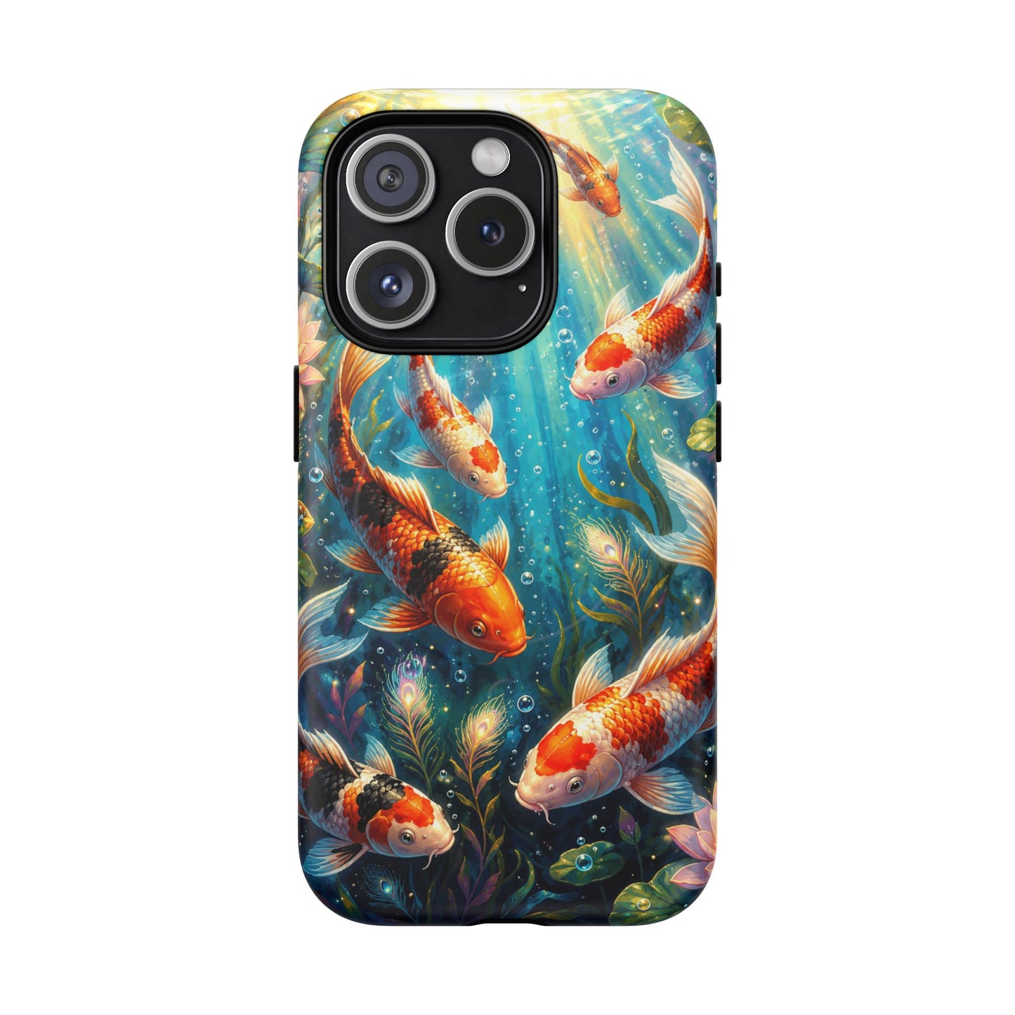 Koi Serenity™ Tough Magnetic Case for iPhone (MagSafe Compatible)