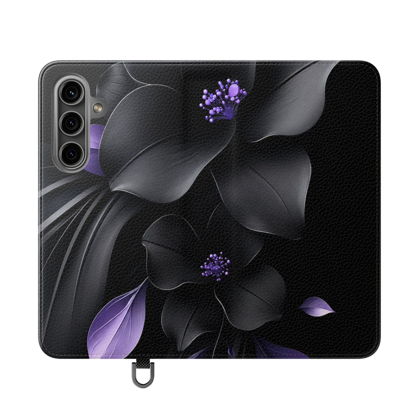 Midnight Lavender™ Flip Case for Samsung Galaxy | Premium Vegan Leather Wallet Case