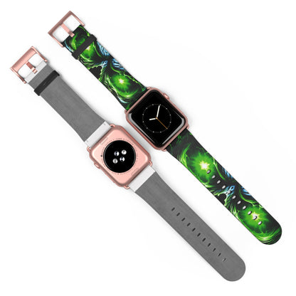 NecroVolt™ Apple Watch Band | Gothic Faux Leather Watch Strap