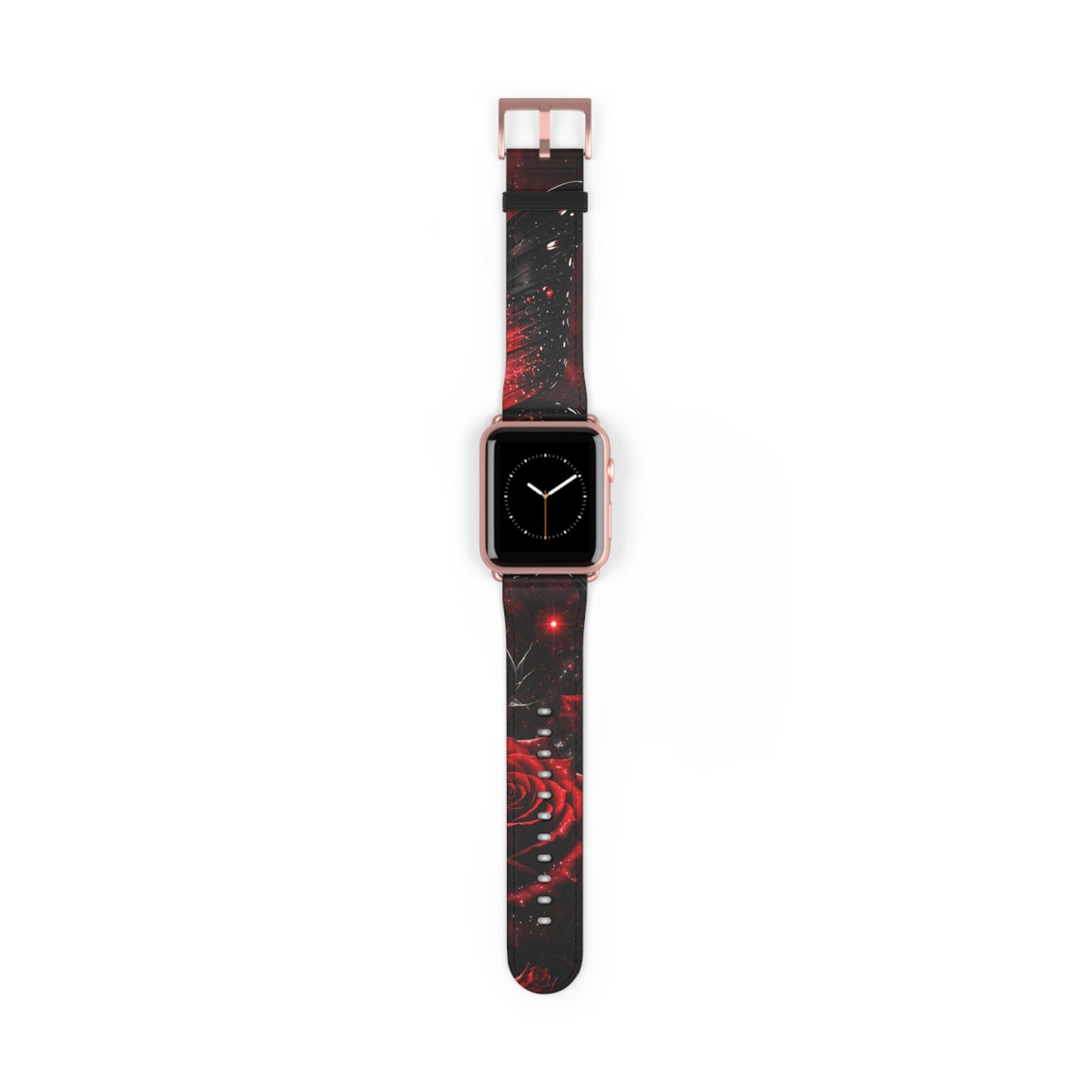 Crimson Metamorphosis™ Apple Watch Band | Premium Faux Leather Strap
