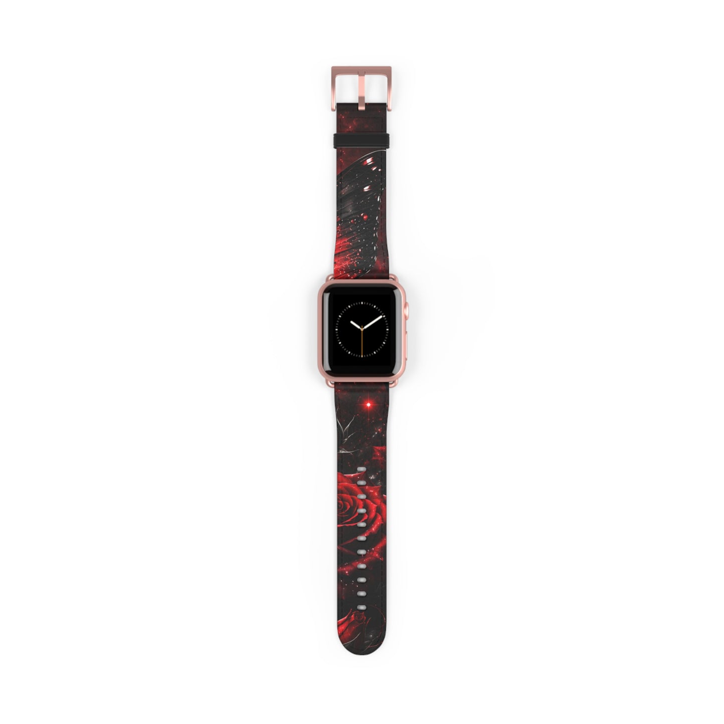 Crimson Metamorphosis™ Apple Watch Band | Premium Faux Leather Strap