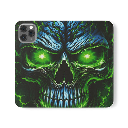 NecroVolt™ Flip Wallet Case for iPhone