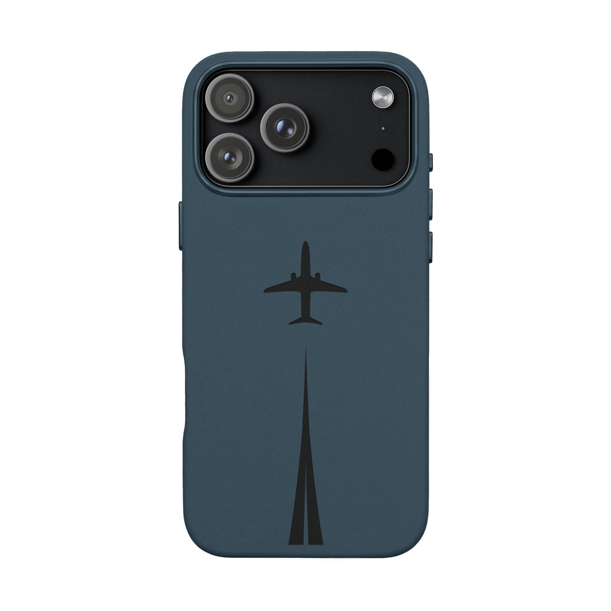 Take Off™ Engraved PU Leather Case for iPhone