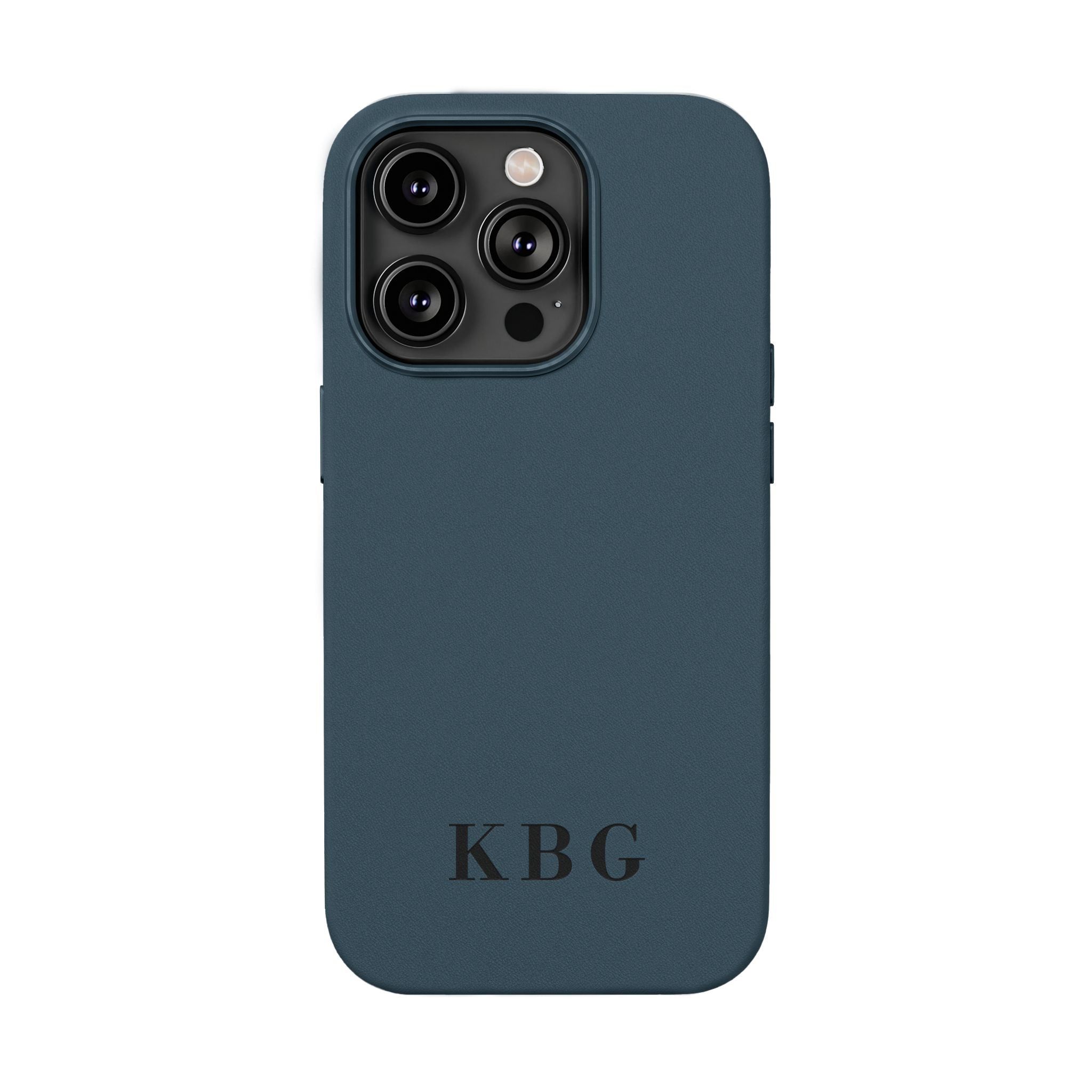 Custom Engraved PU Leather Phone Case | Personalized Monogram