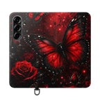 Crimson Metamorphosis™ Flip Wallet Case for Samsung Galaxy