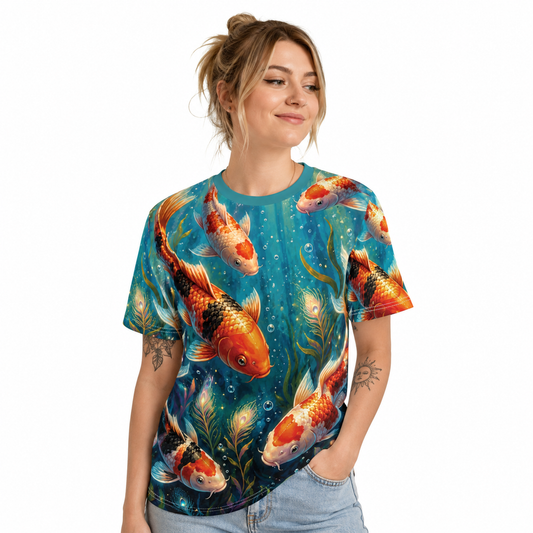 oi Serenity™ Unisex All-Over Print Performance Tee