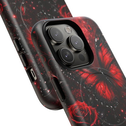 Étui robuste magnétique Crimson Metamorphosis™ pour la série iPhone 13-17