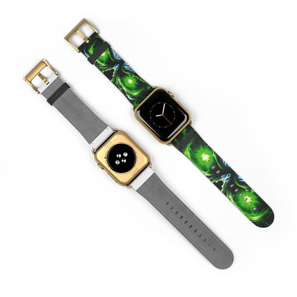 NecroVolt™ Apple Watch Band | Gothic Faux Leather Watch Strap