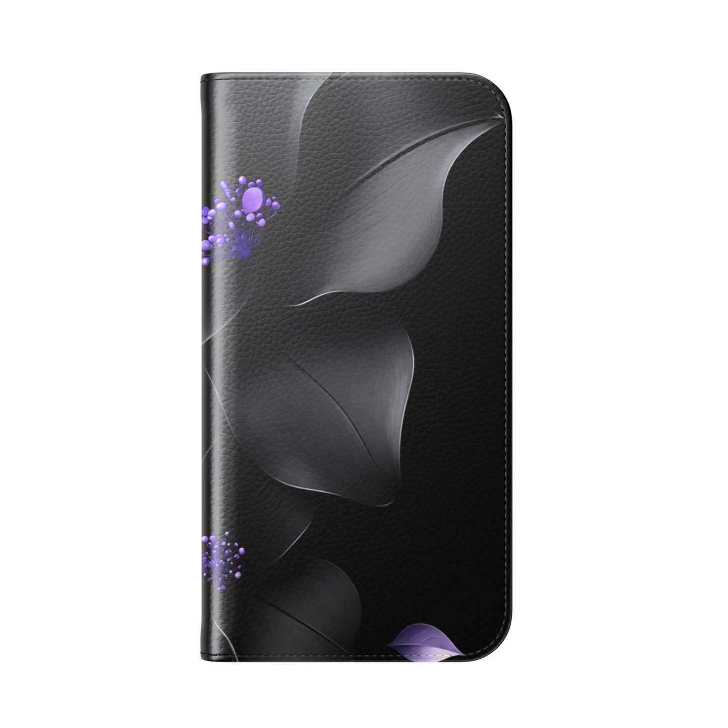 Midnight Lavender™ Flip Case for iPhone | Premium Vegan Leather Wallet Case