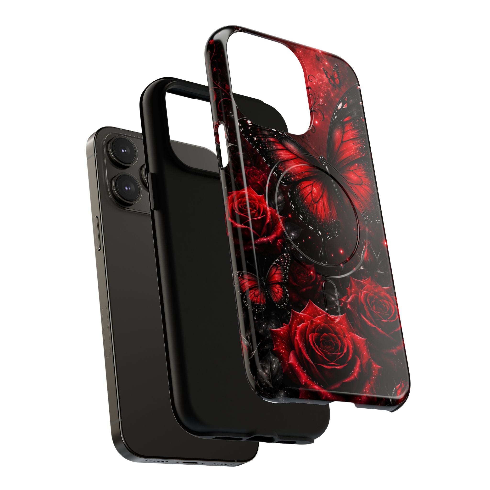 Crimson Metamorphosis™ Magnetic Tough Case for iPhone 13-17 Series