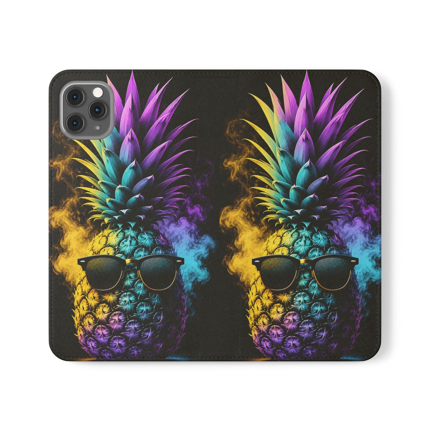 Smokin' Pineapple™ Flip Wallet Case for iPhone