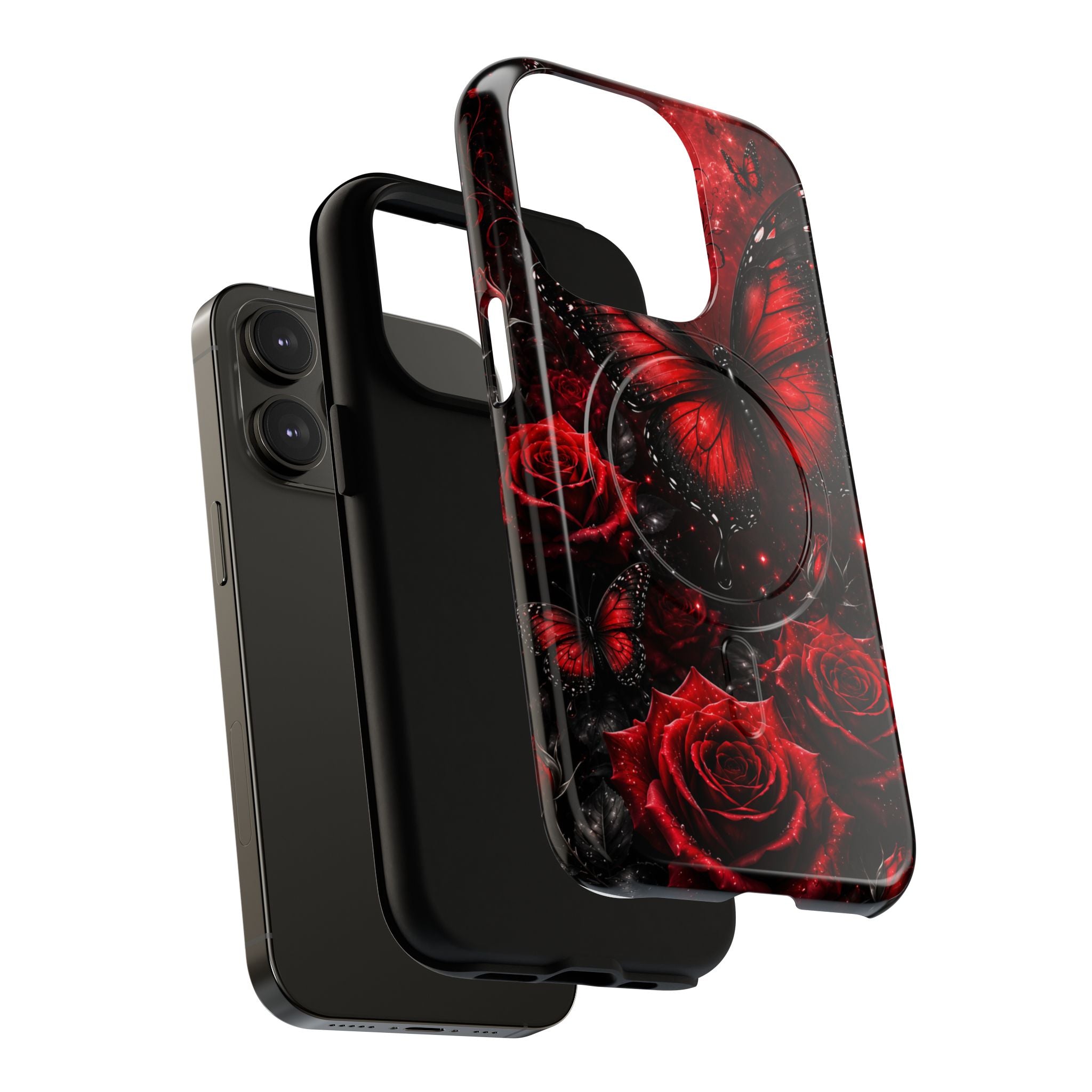 Crimson Metamorphosis™ Magnetic Tough Case for iPhone 13-17 Series