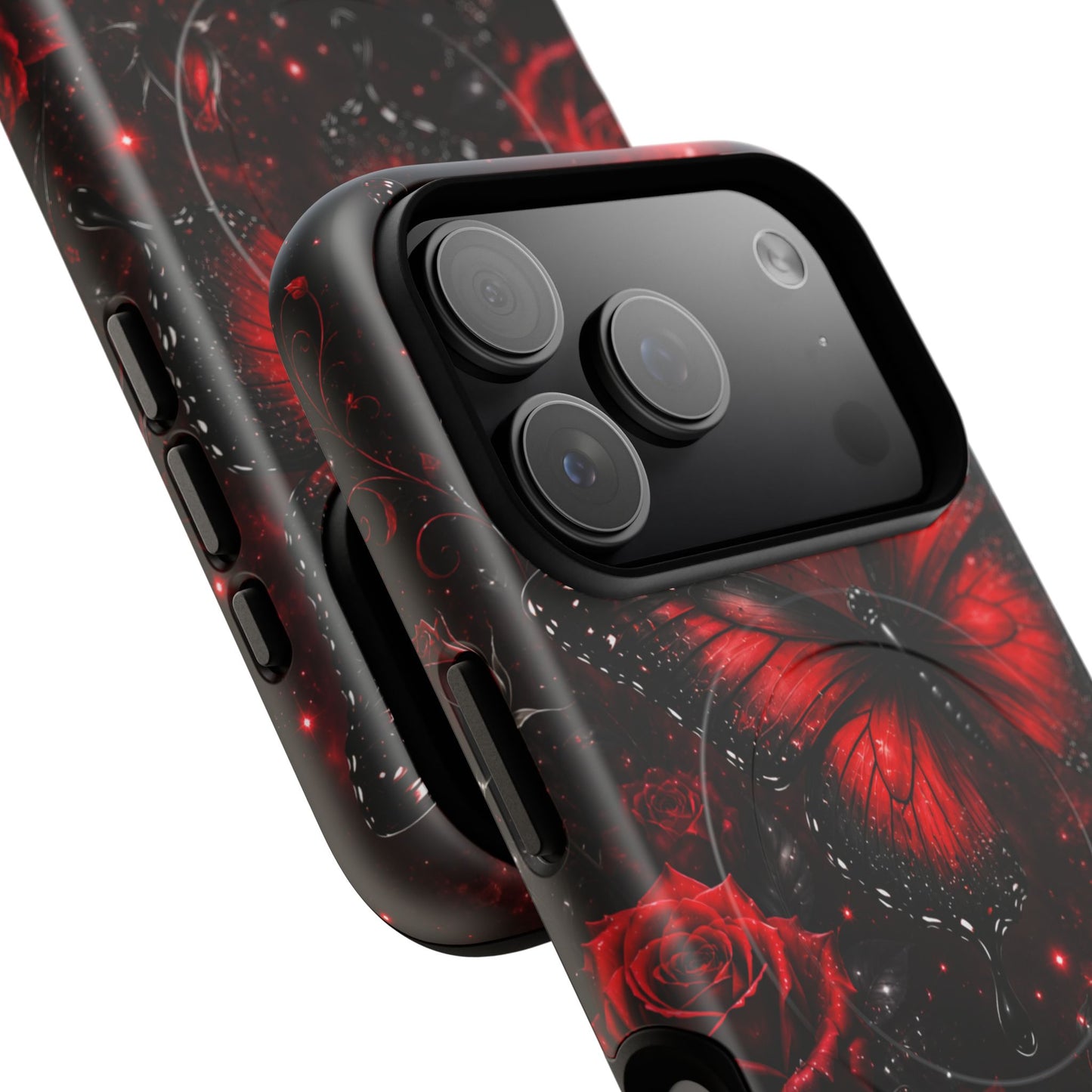 Étui robuste magnétique Crimson Metamorphosis™ pour la série iPhone 13-17