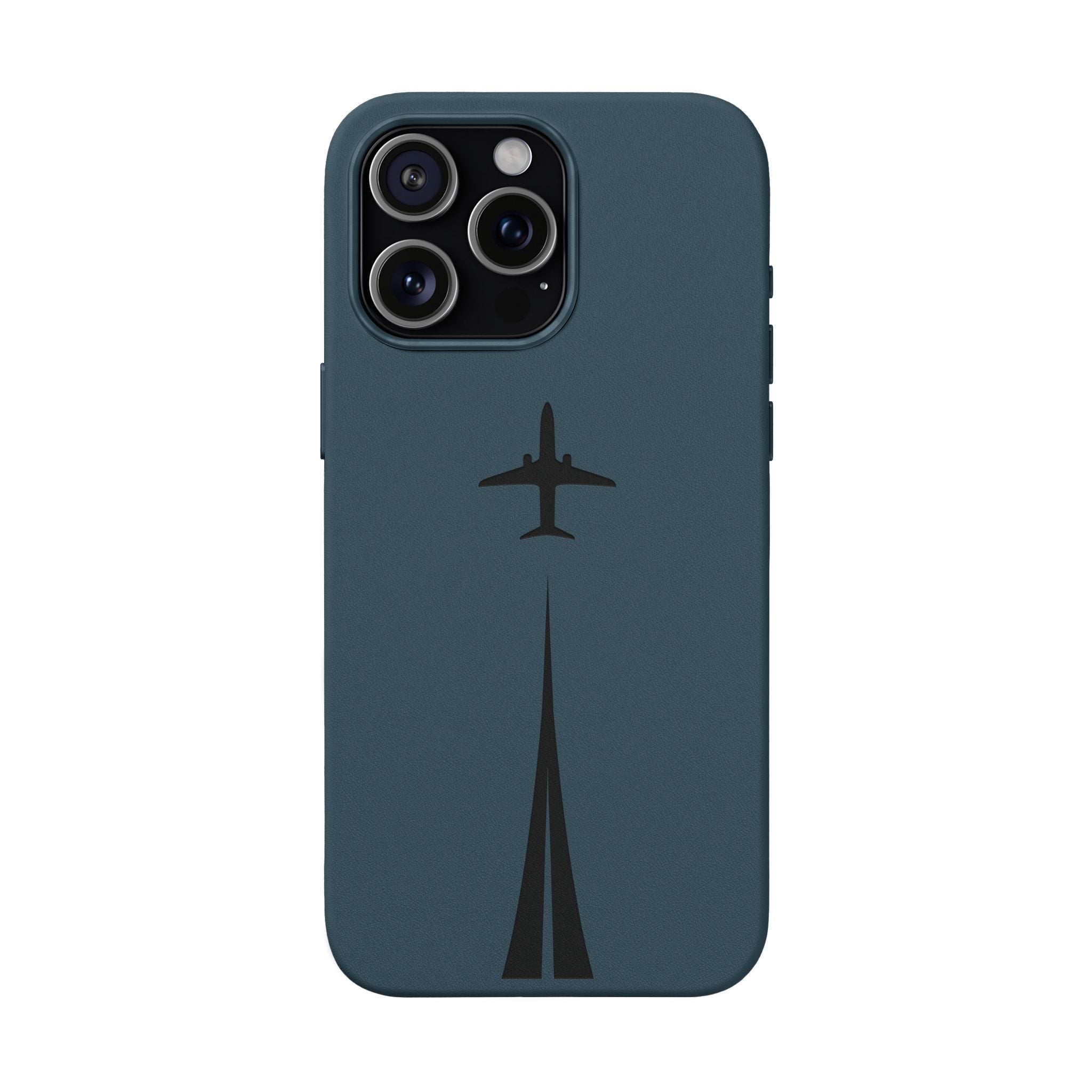 Take Off™ Engraved PU Leather Case for iPhone