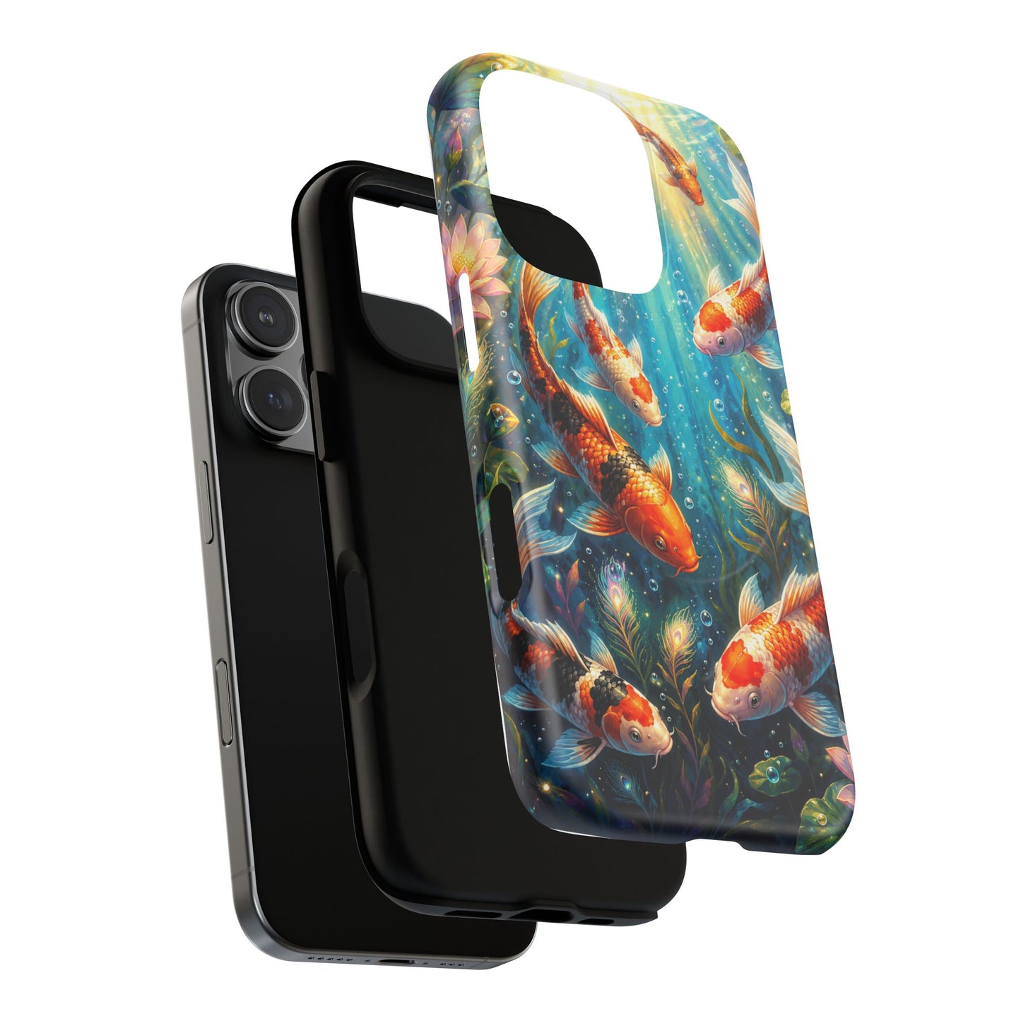 Koi Serenity™ Tough Magnetic Case for iPhone (MagSafe Compatible)