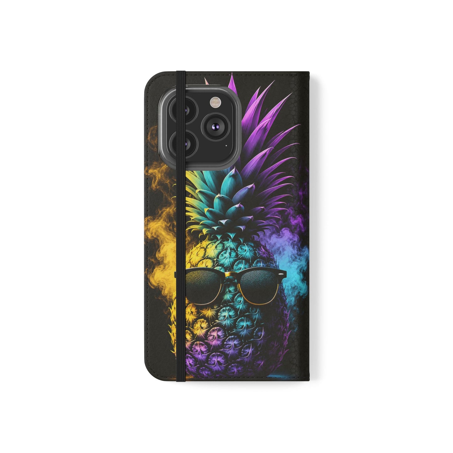 Smokin' Pineapple™ Flip Wallet Case for iPhone