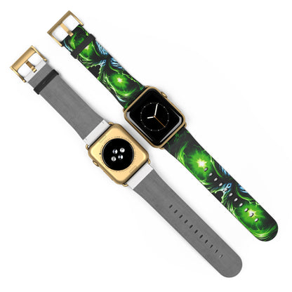 NecroVolt™ Apple Watch Band | Gothic Faux Leather Watch Strap