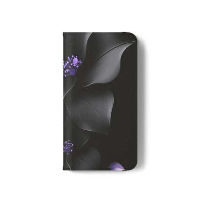 Midnight Lavender™ Flip Case for iPhone | Premium Vegan Leather Wallet Case
