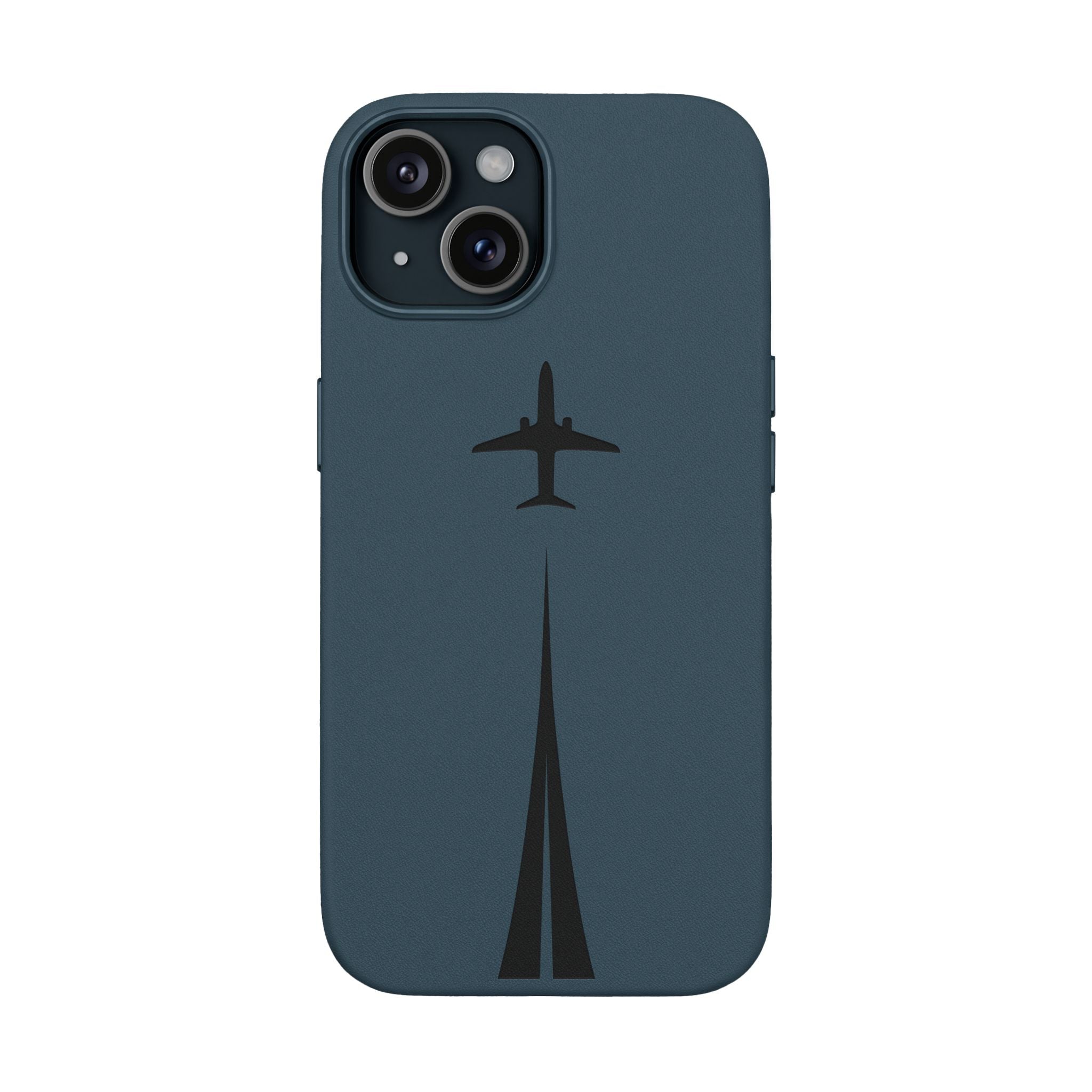 Take Off™ Engraved PU Leather Case for iPhone