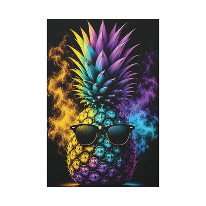 Smokin' Pineapple™ Matte Stretched Canvas Wall Art (1.25")