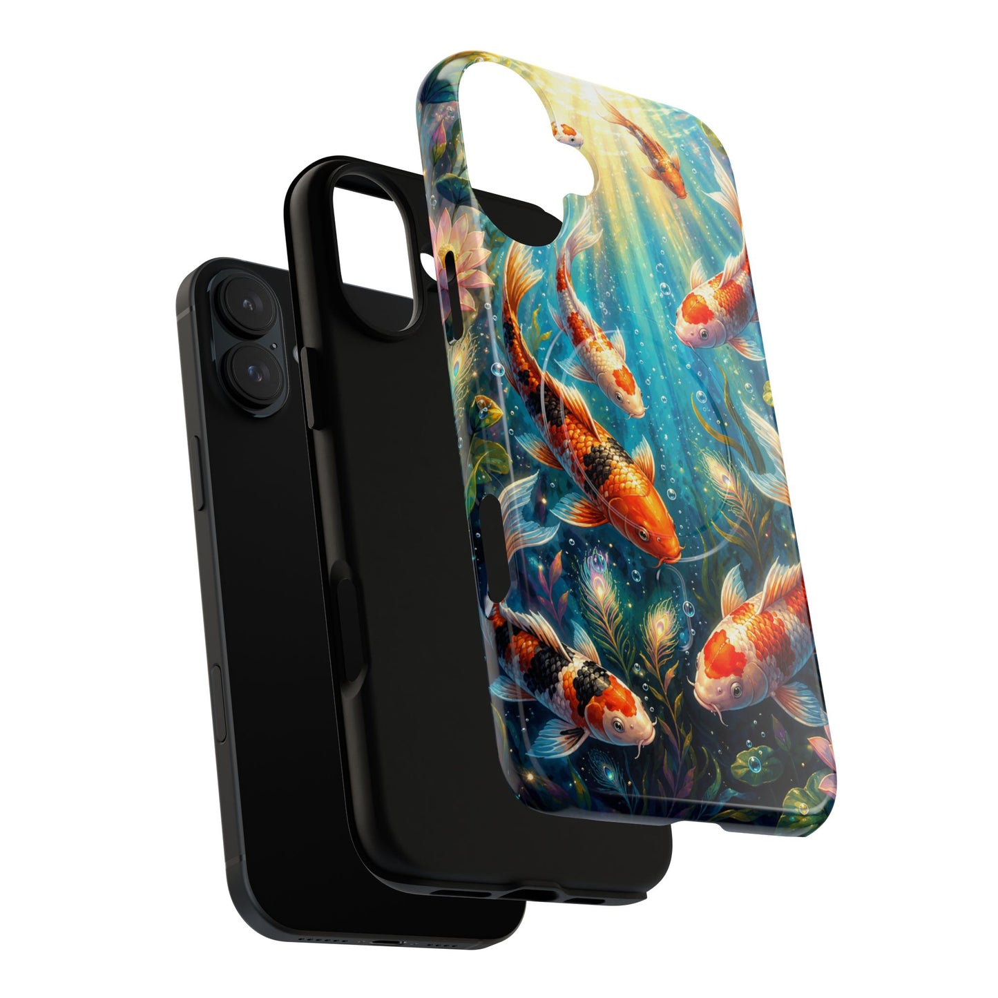 Koi Serenity™ Tough Magnetic Case for iPhone (MagSafe Compatible)