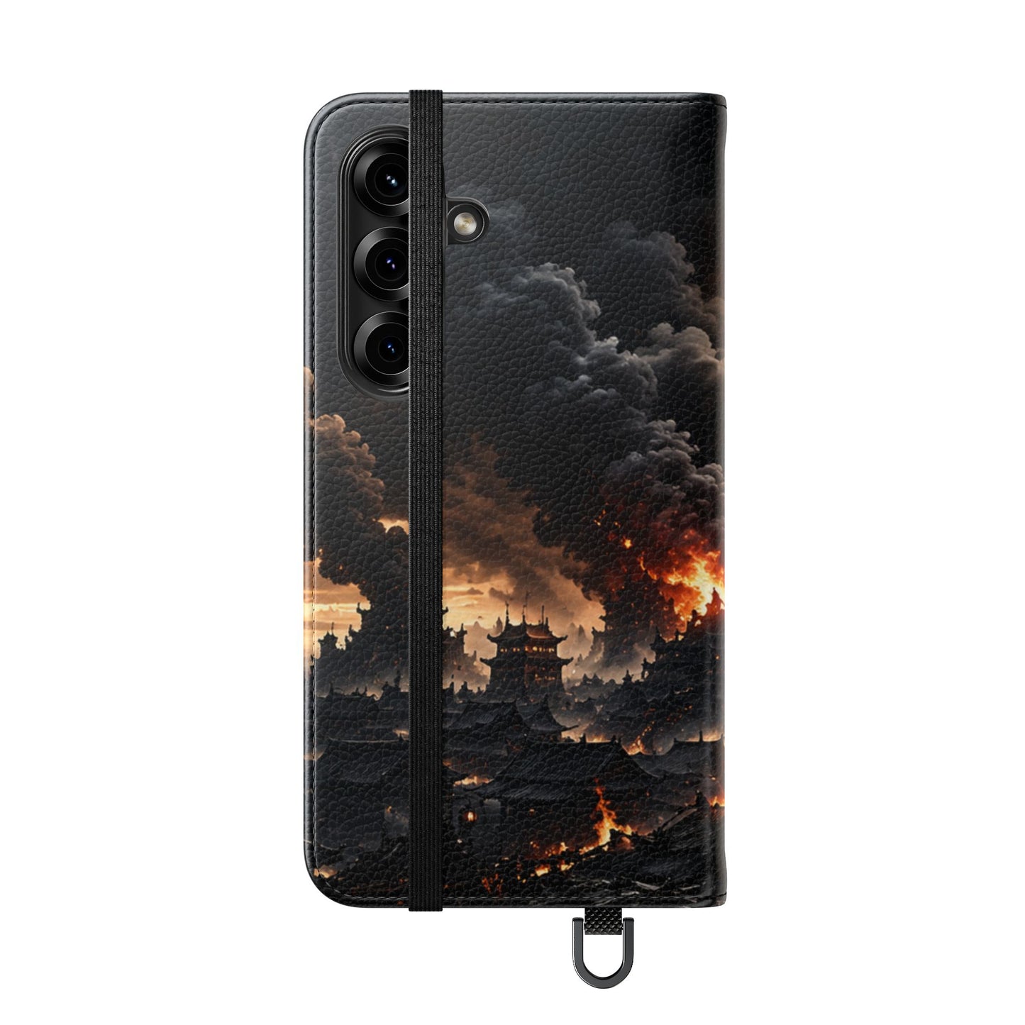Ashen Dominion™ Flip Case for Samsung Galaxy | Premium Vegan Leather Wallet Case