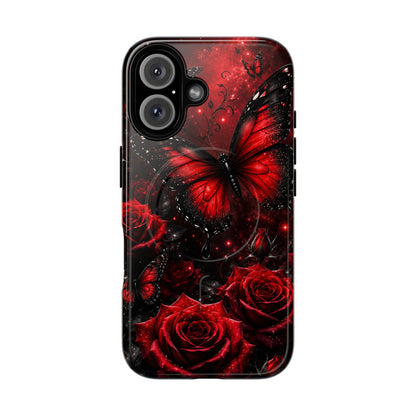 Étui robuste magnétique Crimson Metamorphosis™ pour la série iPhone 13-17