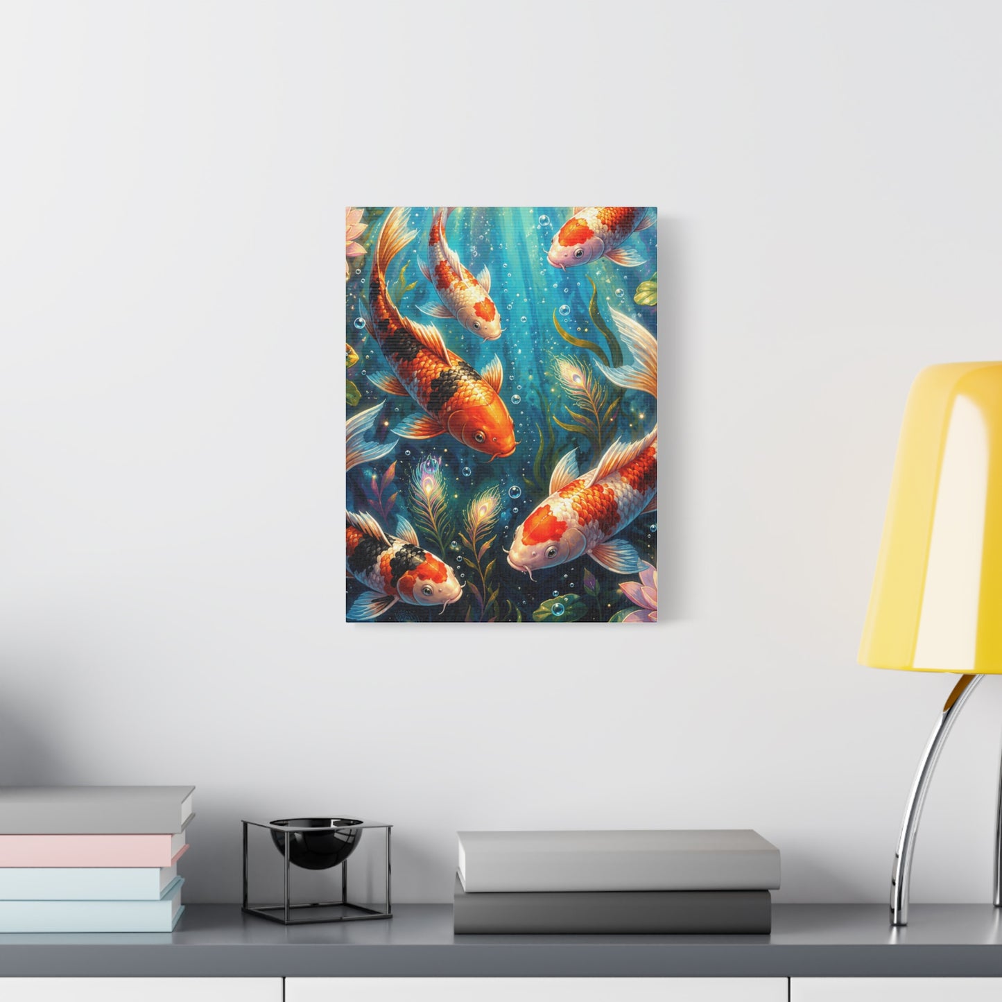 Koi Serenity™ Matte Stretched Canvas Wall Art (1.25")