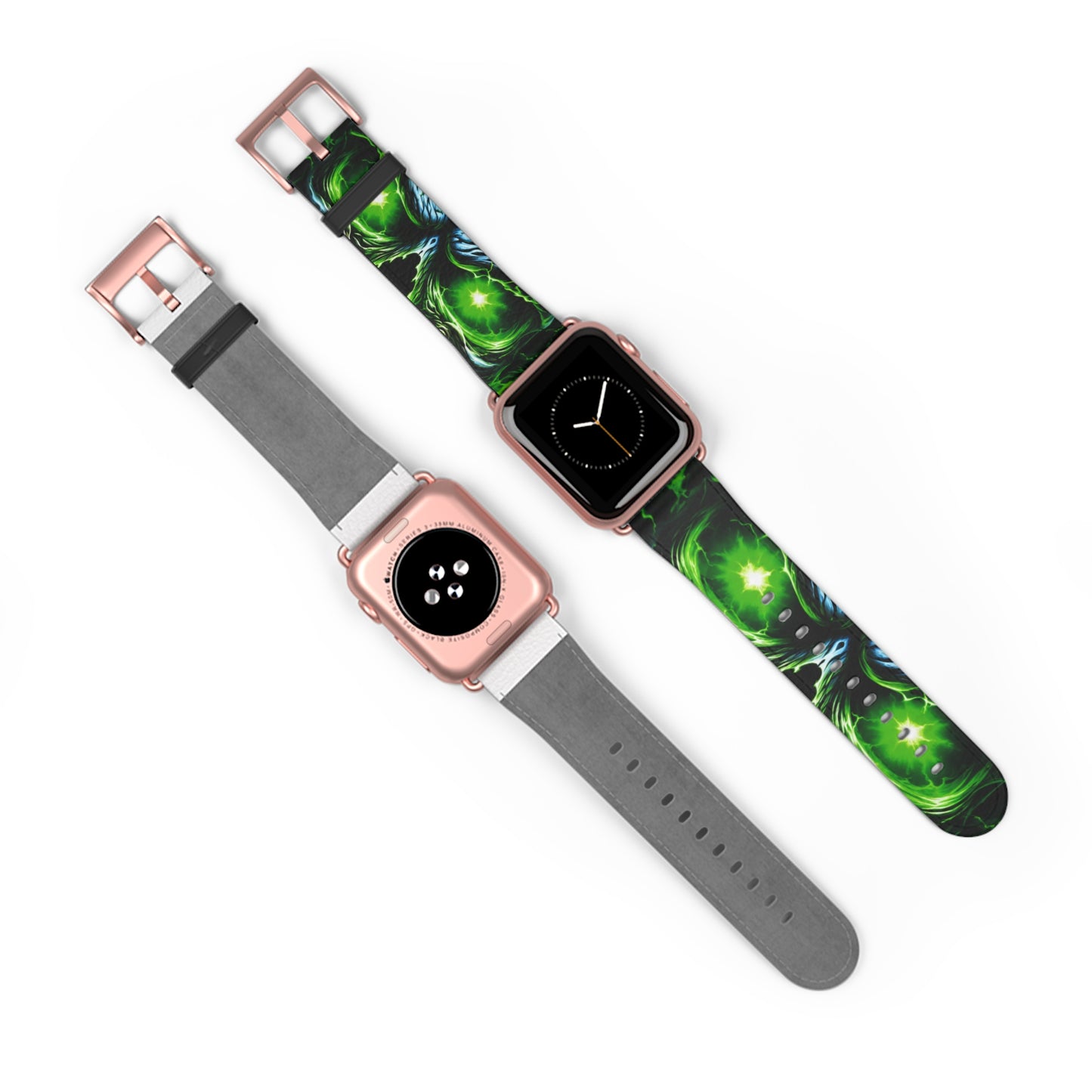 NecroVolt™ Apple Watch Band | Gothic Faux Leather Watch Strap