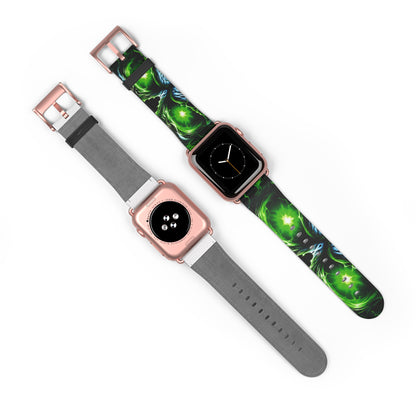 NecroVolt™ Apple Watch Band | Gothic Faux Leather Watch Strap