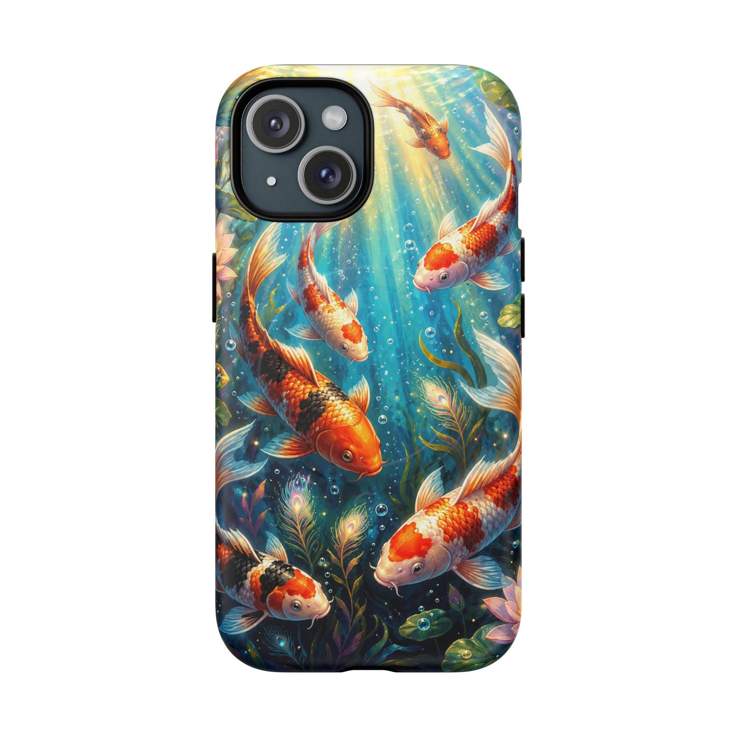 Koi Serenity™ Tough Magnetic Case for iPhone (MagSafe Compatible)