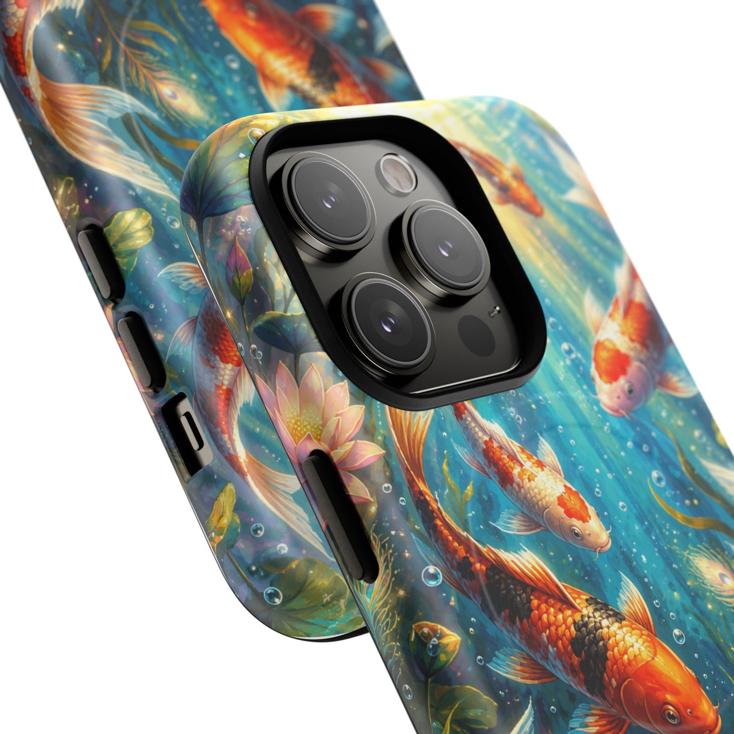 Koi Serenity™ Tough Magnetic Case for iPhone (MagSafe Compatible)