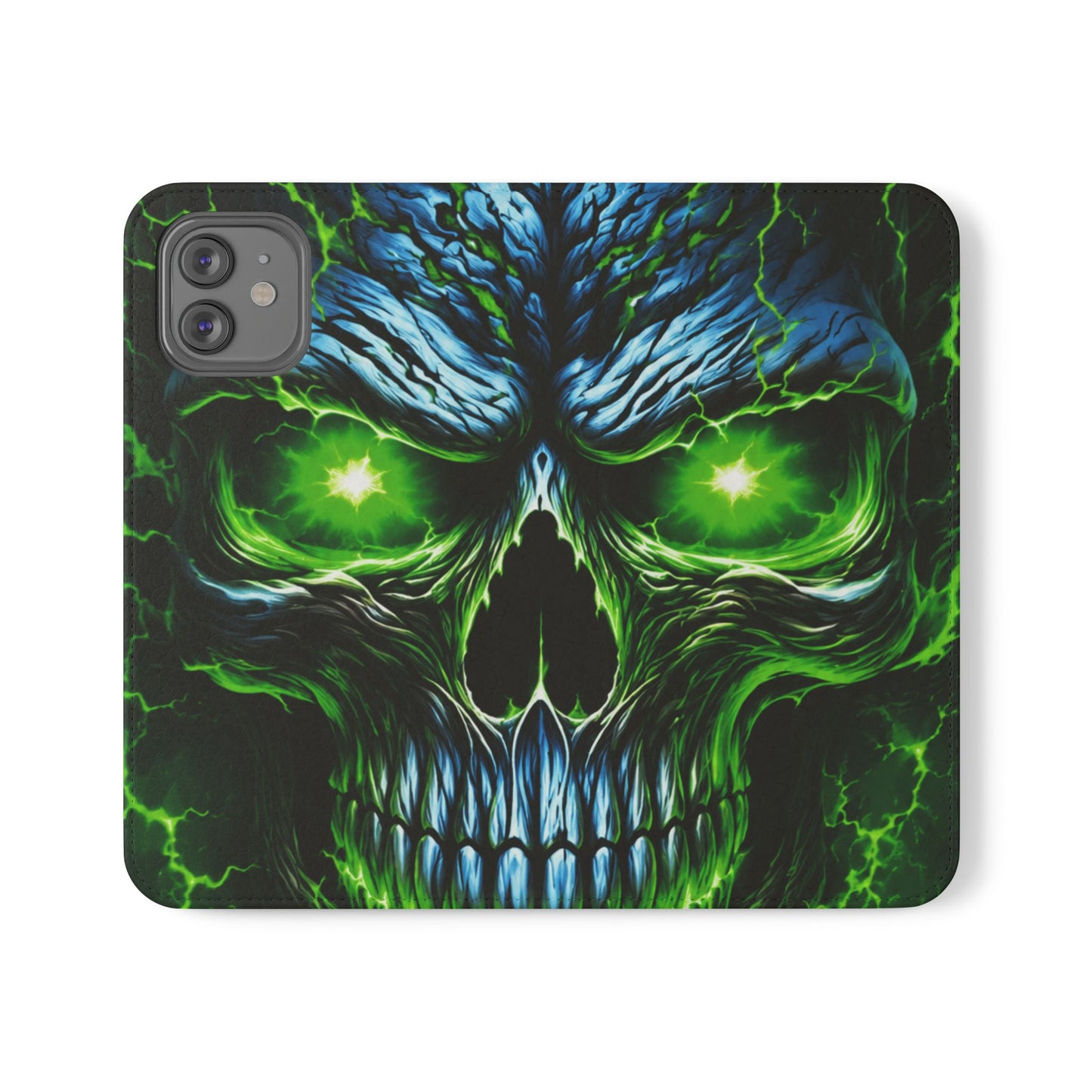 NecroVolt™ Flip Wallet Case for iPhone