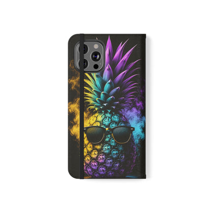 Smokin' Pineapple™ Flip Wallet Case for iPhone