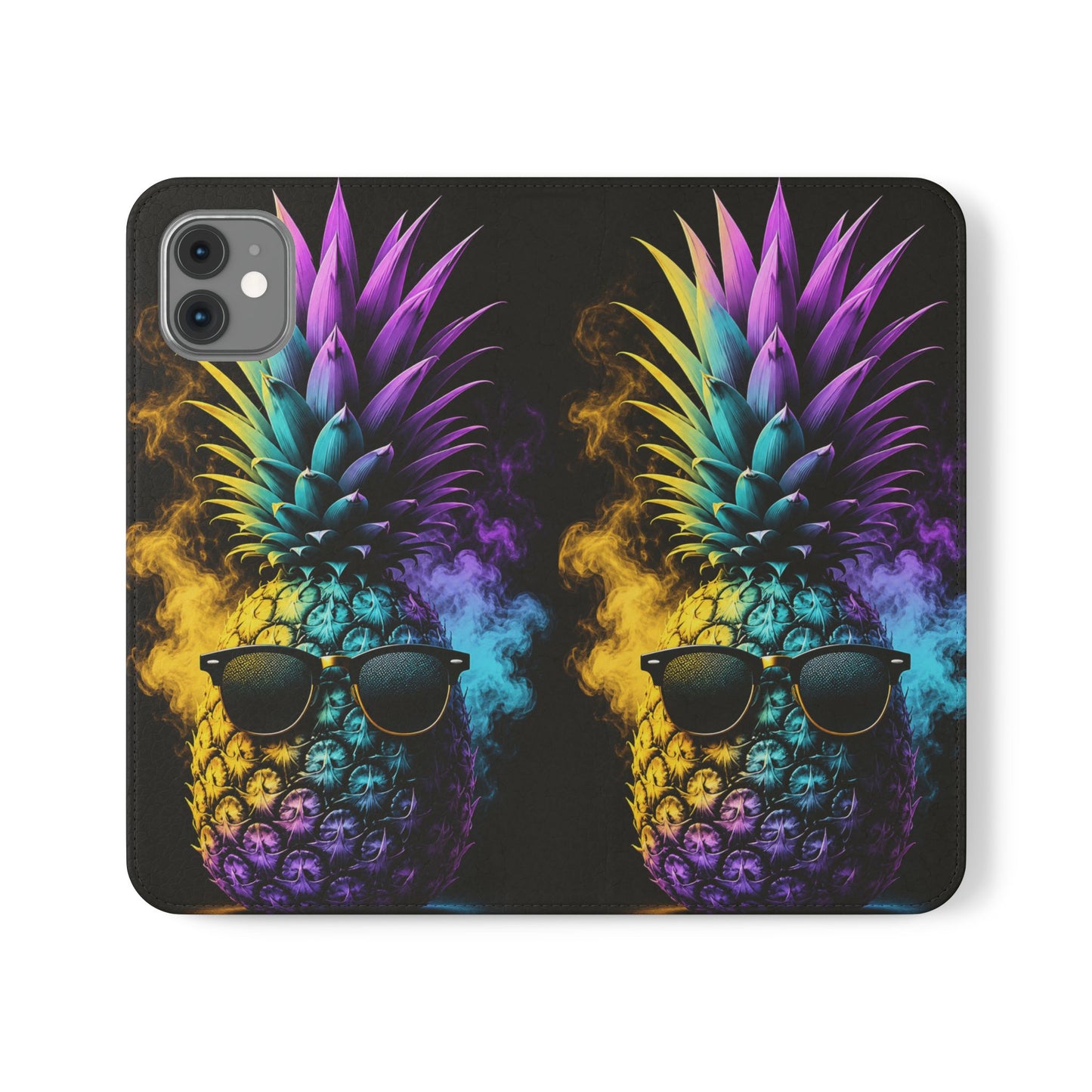 Smokin' Pineapple™ Flip Wallet Case for iPhone
