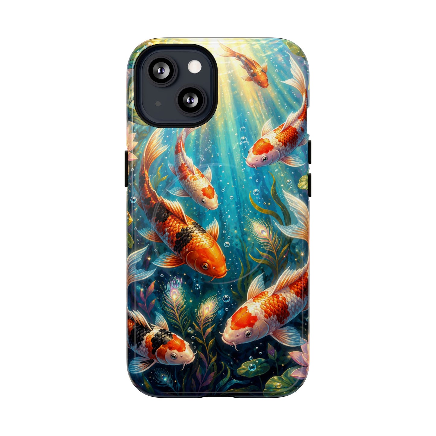 Koi Serenity™ Tough Magnetic Case for iPhone (MagSafe Compatible)