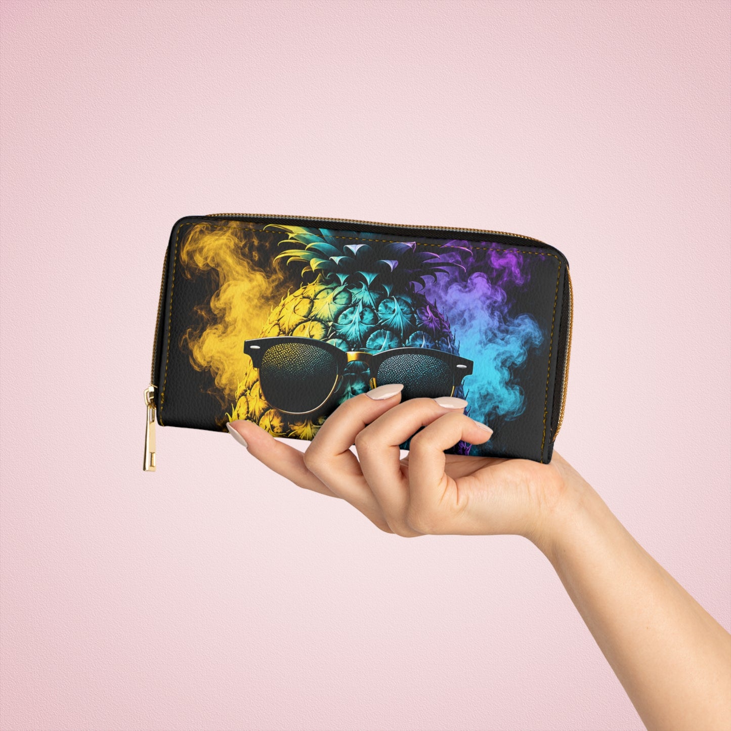Smokin' Pineapple™ Zipper Wallet