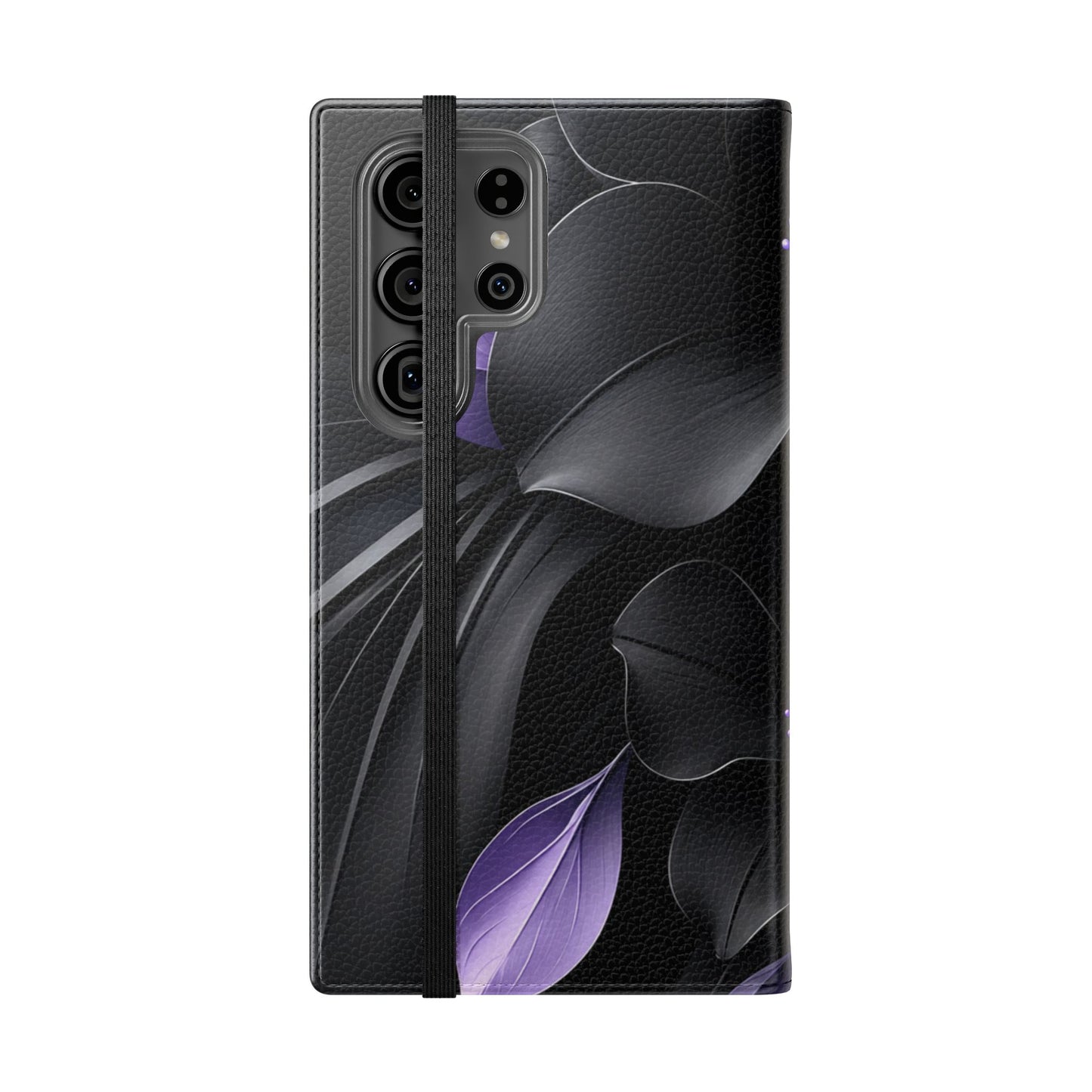 Midnight Lavender™ Flip Case for Samsung Galaxy | Premium Vegan Leather Wallet Case