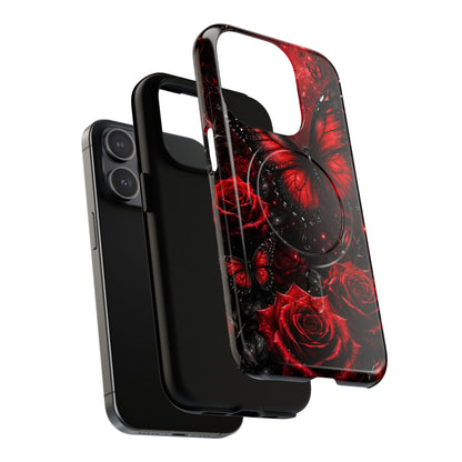 Étui robuste magnétique Crimson Metamorphosis™ pour la série iPhone 13-17