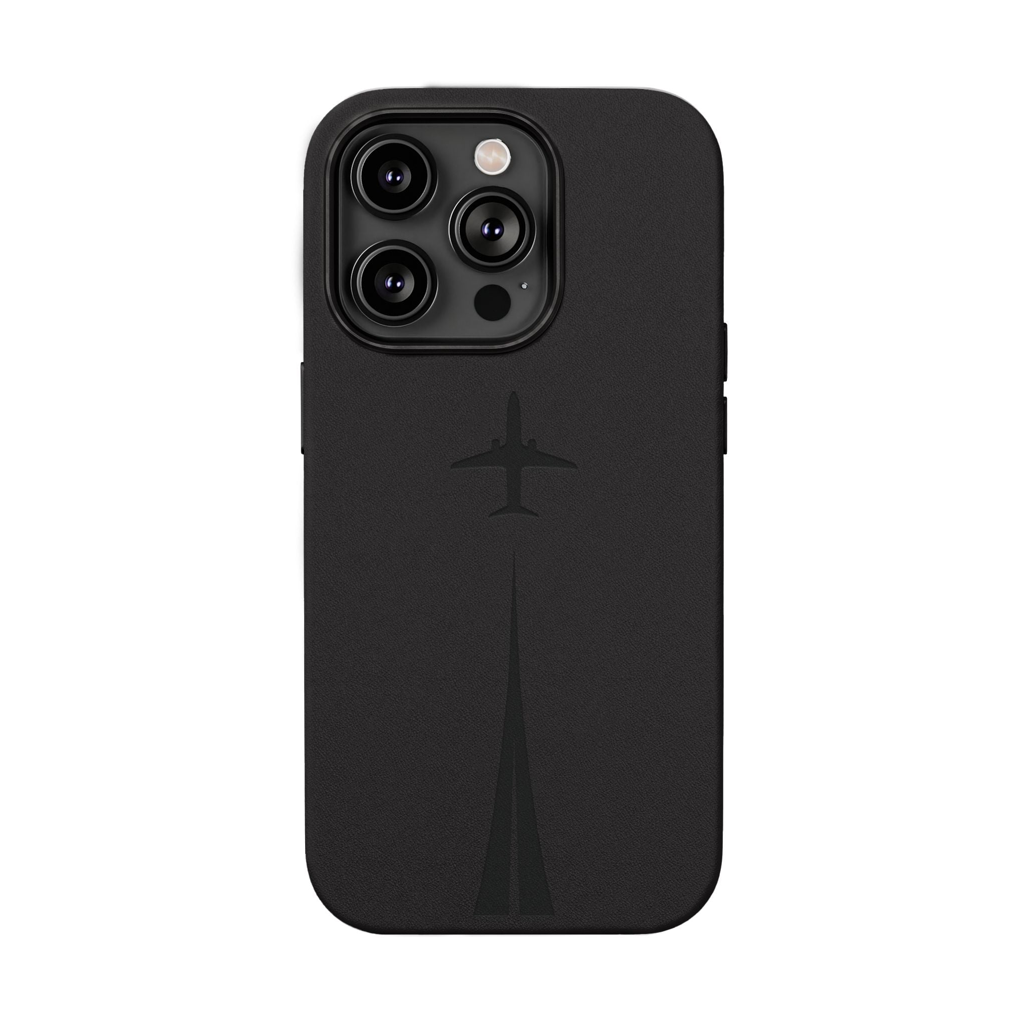 Take Off™ Engraved PU Leather Case for iPhone