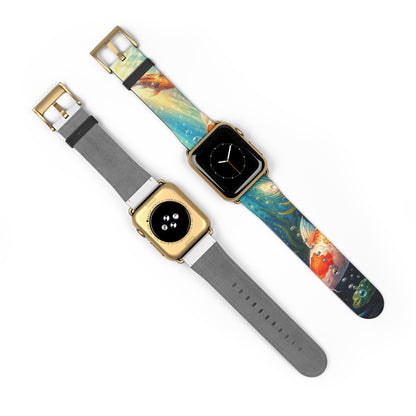 Koi Serenity™ Premium Faux Leather Apple Watch Band